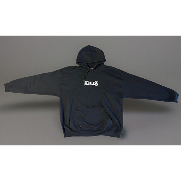 Reckless Men Hoodie Sweatshirt - X-Large - Heavy Blend - Picture 1 of 7